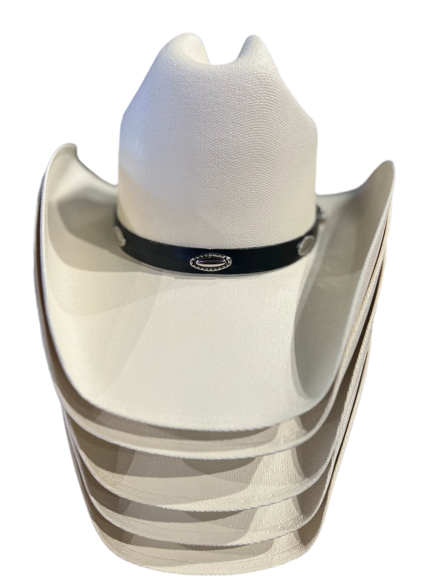 White Canvas Square Brim