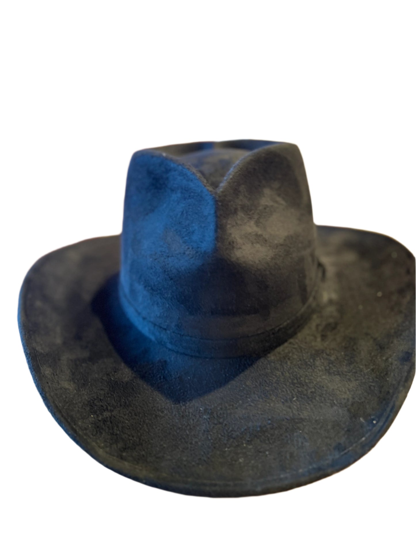 Heart Shaped Crown Vegan Felt Cowboy Hat