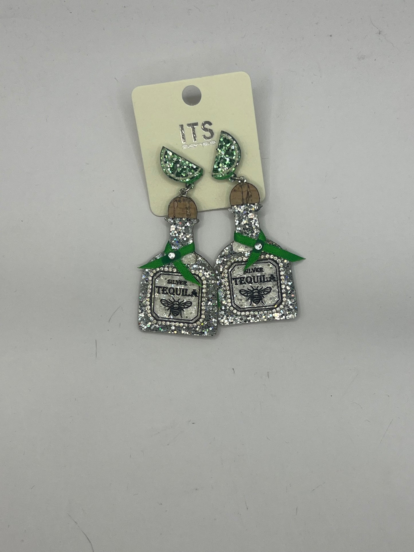 Silver Tequila Earrings