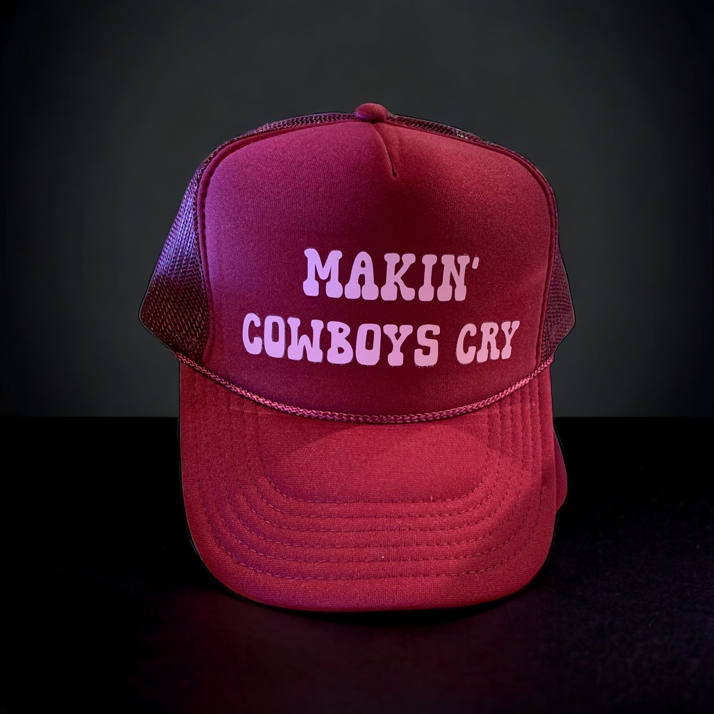 "Makin' Cowboys Cry" Trucker Hat
