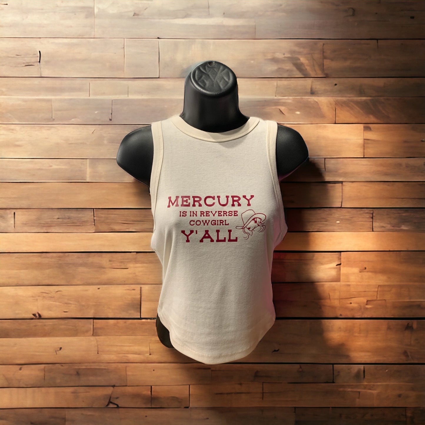 "Mercury in Reverse" Racer Tank