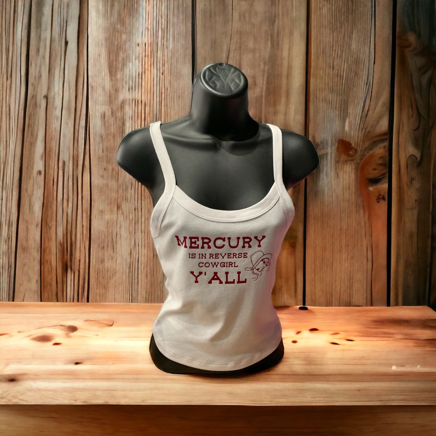 "Mercury is in Reverse" Skinny Tank