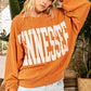 Tennessee Comfy Oversize Graphic Sweatshirt Cream