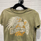 Olive Honky Tonk Gal Cropped Shirt