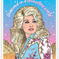 Dolly Diamond in a Rhinestone World Die Cut Sticker