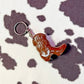 Boot Bottle Opener Keychain- Brown