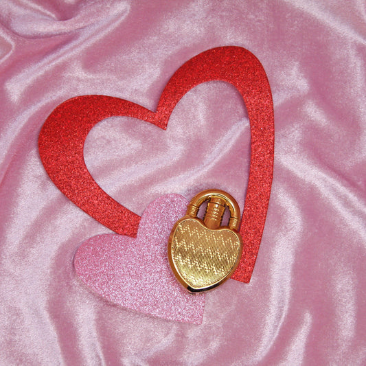 Heart Lock Lighter- Gold