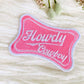 T & A Designs LLC - Howdy cowboy embroidered patch