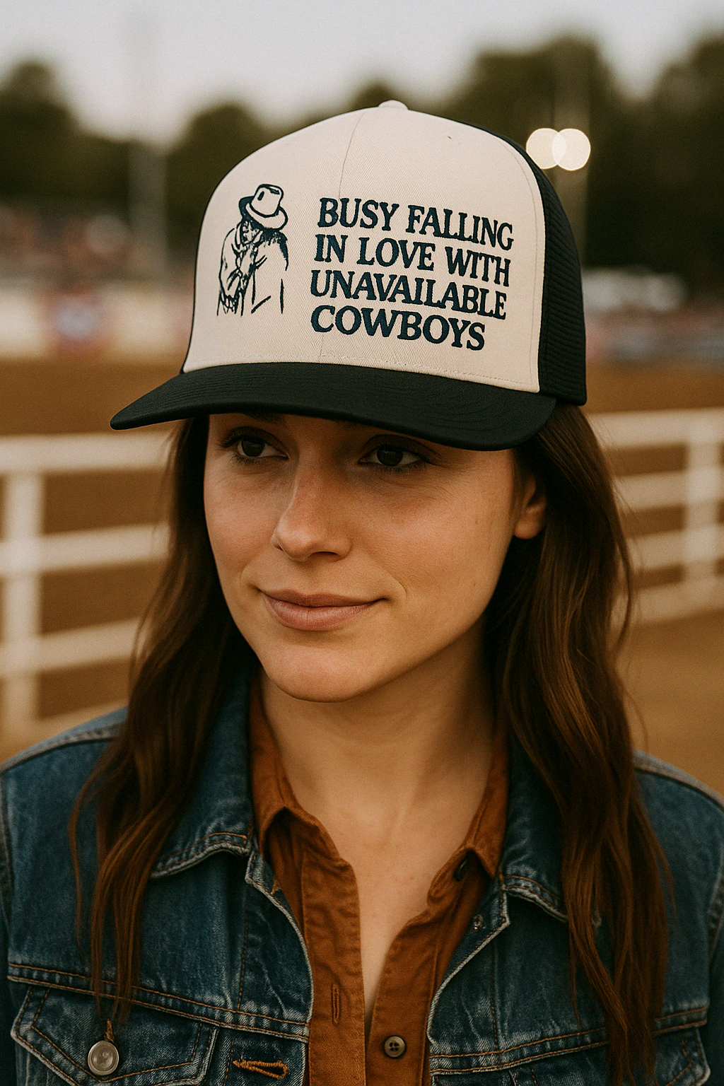 Busy Falling In love Trucker Hat