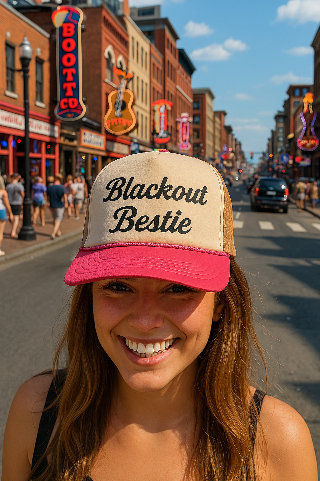 Blackout Bestie Trucker Hat