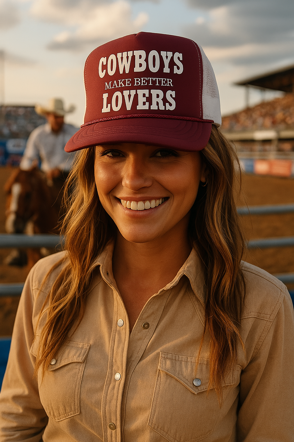 Cowboys make better lovers Trucker Hat
