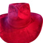 Heart Shaped Crown Vegan Felt Cowboy Hat