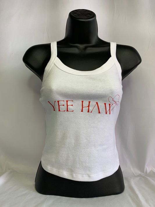 "Yee Haw" Cropped Skinny Tank