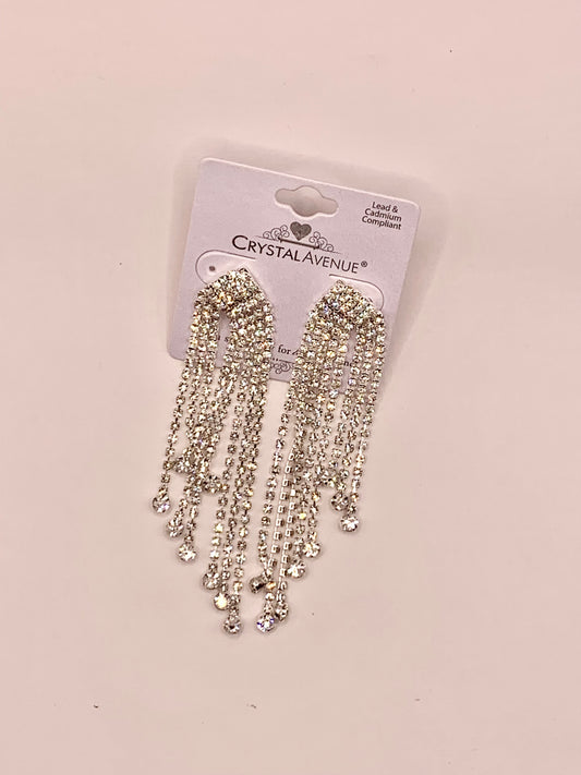 Rhinestone Dangle Earring