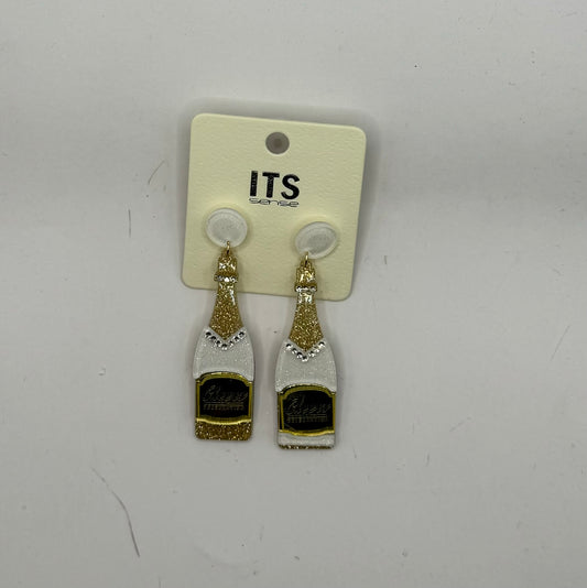 Cheers Champagne Earrings