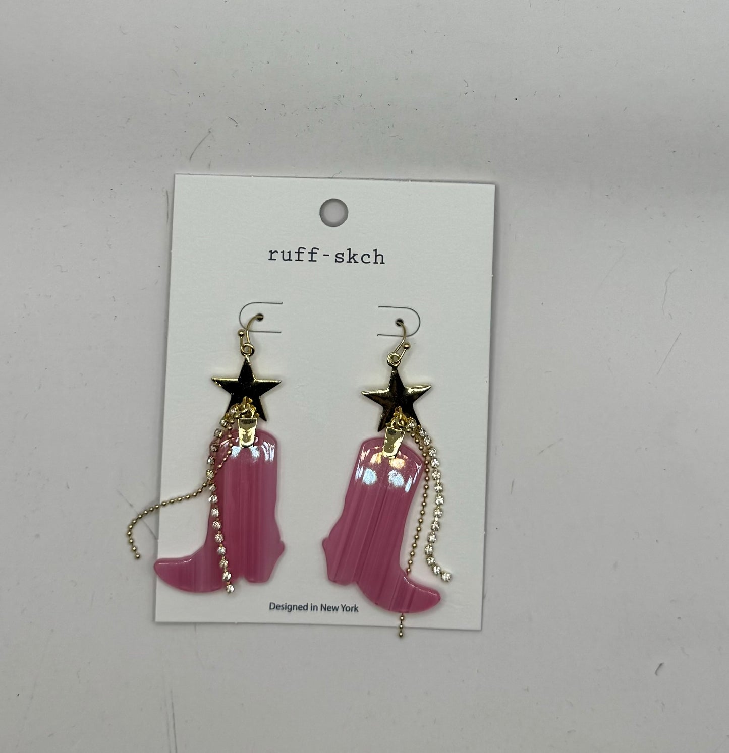 Boot Cut Star Earrings