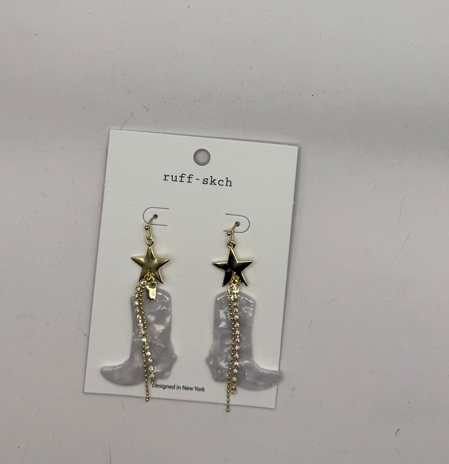 Boot Cut Star Earrings