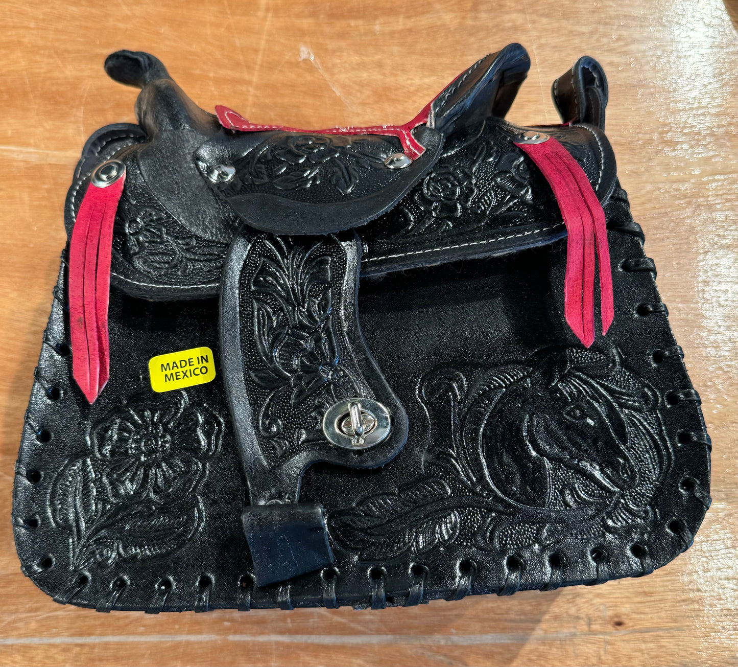 Leather Saddle Purse