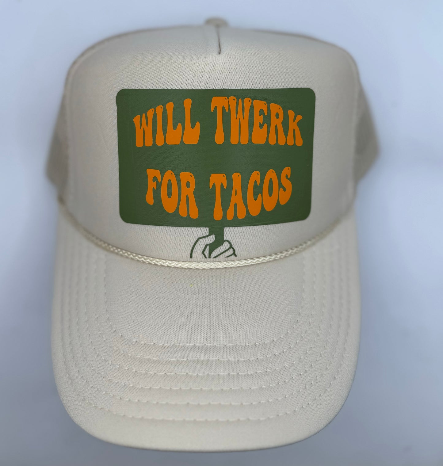 "Will twerk for tacos" Trucker Hat