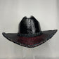 Black and Red Rhinestone Cowgirl Hat