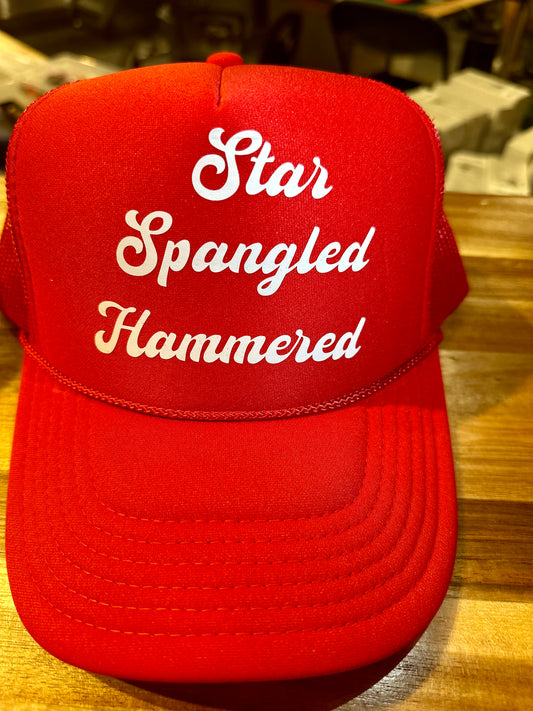 Star Spangled Hammered Trucker Hat