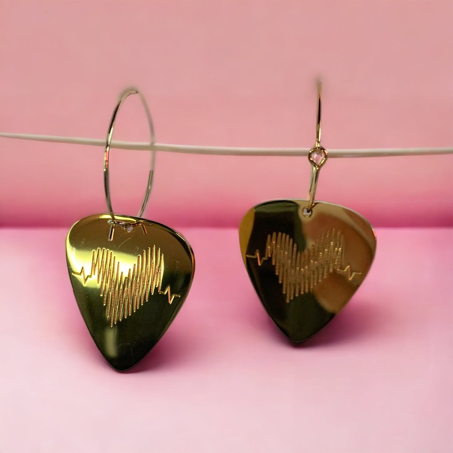 "Nashville" Guitar Pick Earrings