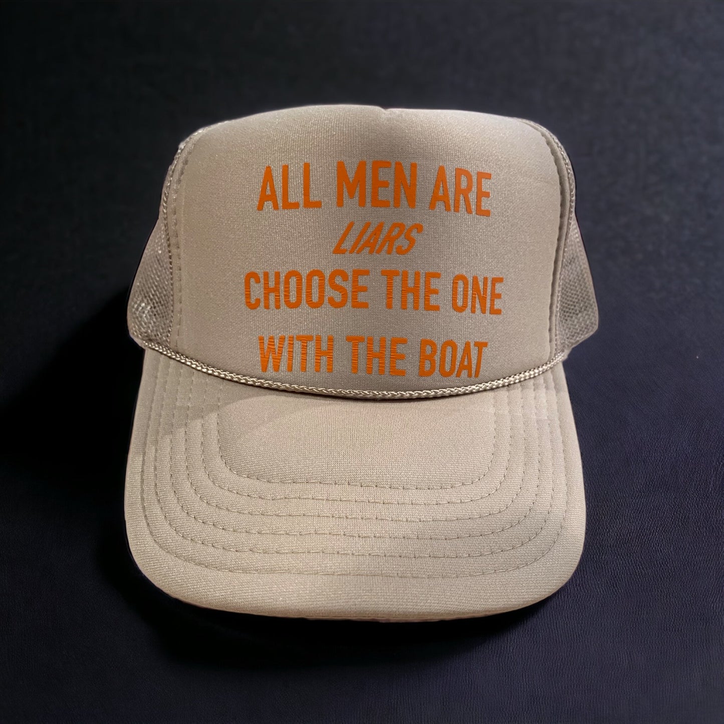 "All Men are Liars" Trucker Hat