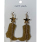 Boot Cut Star Earrings