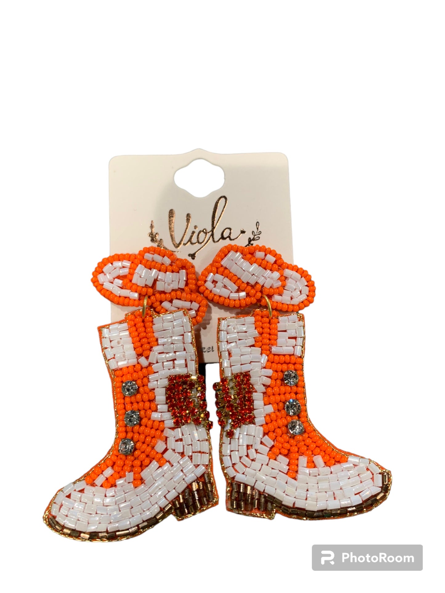 Game day Cowgal Boot- Orange