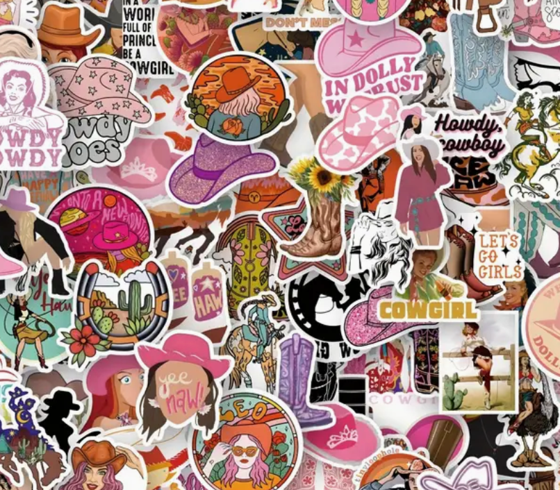 Misc. Cowgirl Stickers