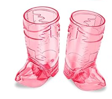 Pink Boot Shot Glass