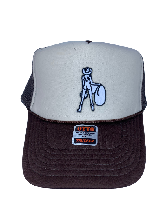 Cowgirl Lasso Patch Trucker Hat
