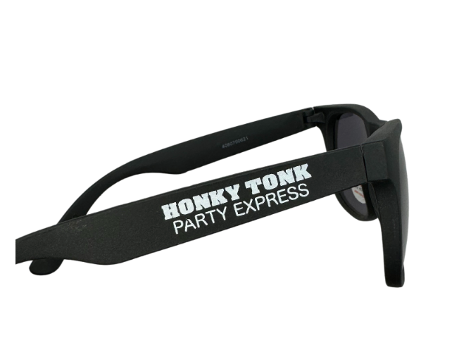 Black Honky Tonk Sunglasses
