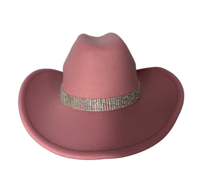 VEGAN COWBOY W/RHINSTONE TRIM