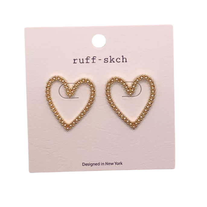 Heart Stud Earrings