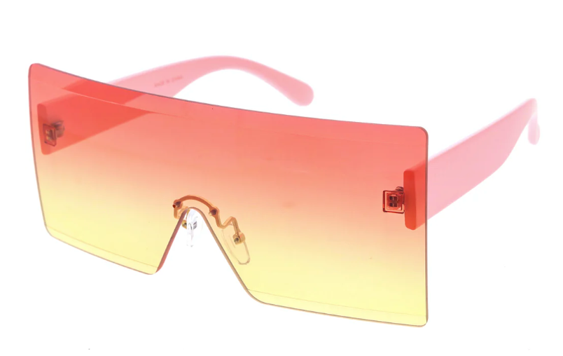 Square Ombre Frameless Sunglasses