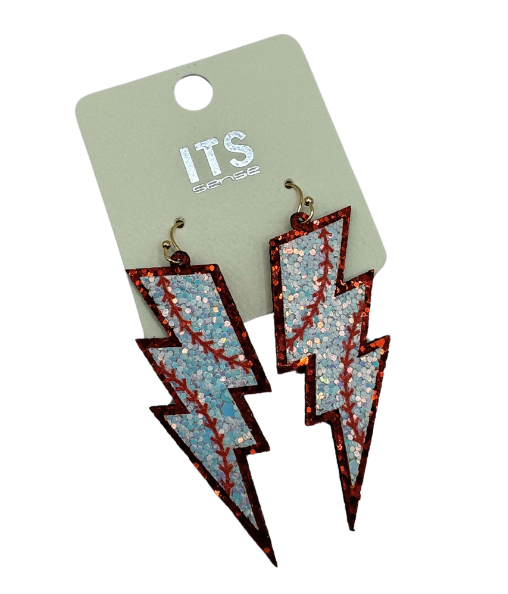 Lightening Bolt Sport Earring