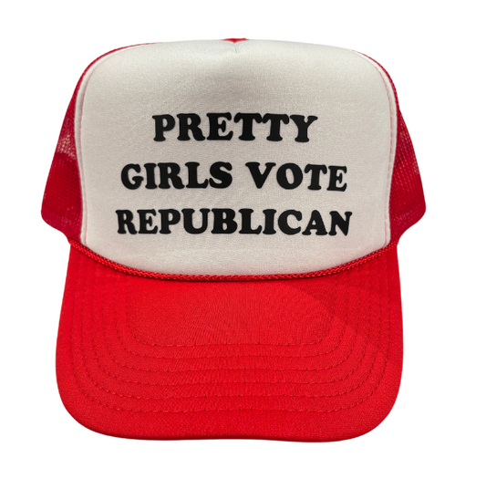 "Pretty Girls Vote Republican" Trucker Hat