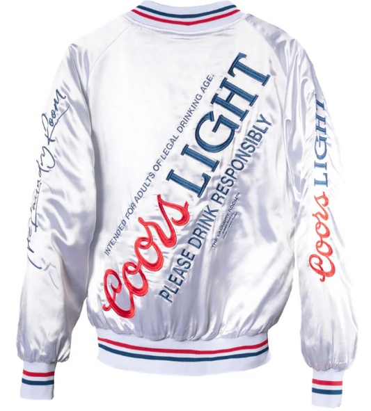 Coors Light Official Tm - Stadium Jacket - Silver