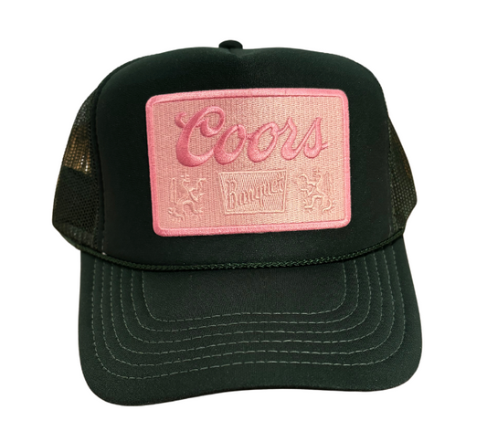 Coors patch trucker hat