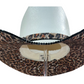 Funky Leopard Rhinestone cowgirl hat