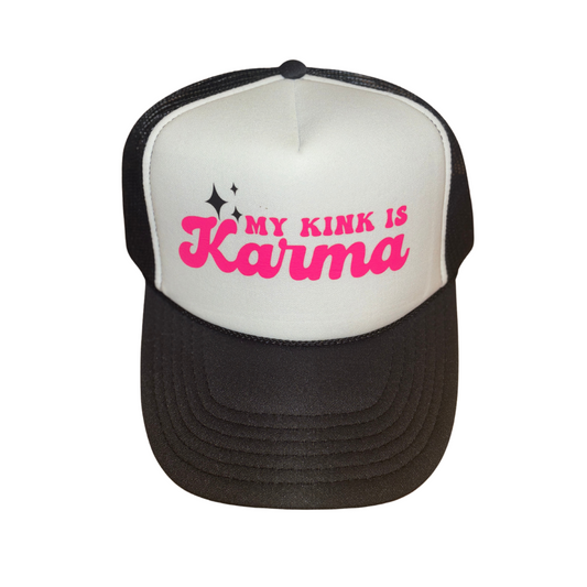 "My Kink Is Karma" Trucker Hat