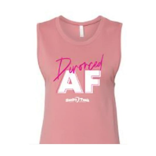 Bachelorette Party Supplies | Divorced AF Pink Tank Top