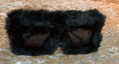 Square Furry Sunglasses