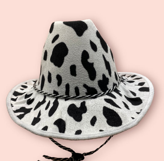 Cowprint Cowgirl Hat
