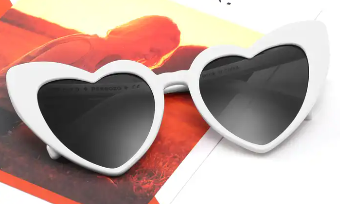 Retro Heart Shaped Sunglasses