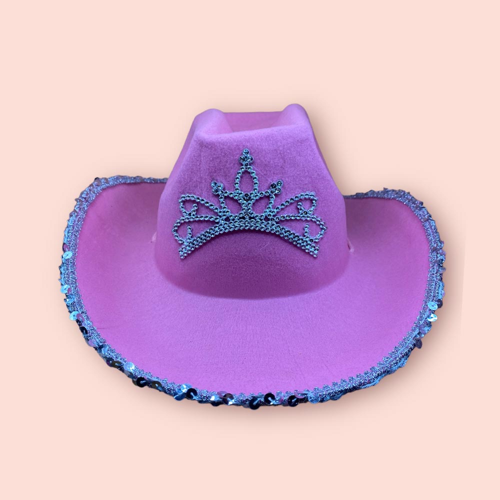 Bachelorette Party Supplies | Sequin Cowgirl Hat