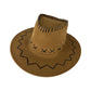 Bachelorette Party Supplies | Stitched Cowgirl Hat Light Brown