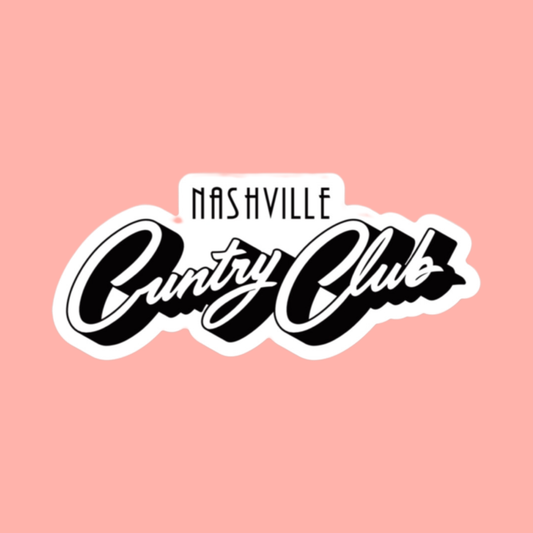 nashville cuntry club sticker